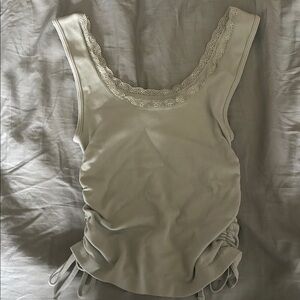Lace Trim Tank Top